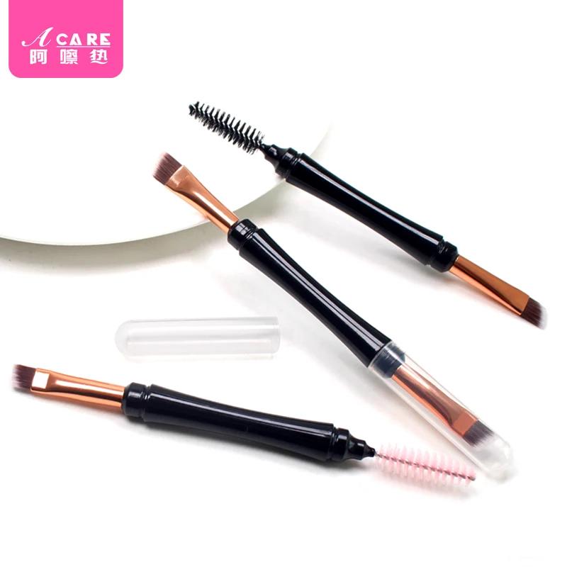 

Acare Cosmetic Tool Eyebrow Brush With Double Ended Brushes Convenient Free Cap