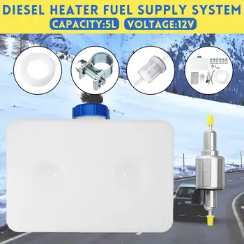 

2 Hole 5L Tank Fuel Pump Oil Filter Nozzle Set For DIY 12V Diesel Air Heater Thermostat Car Heater Accessories Part Dropshipping