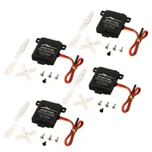 4 Uds JX PDI-HV2107MG 7,9 kg par de dirección Mini Digital Metal engranaje núcleo Servo para avión de ala fija RC