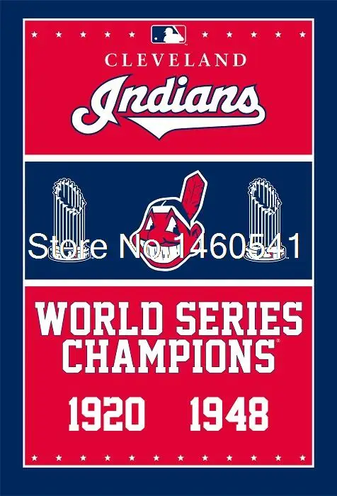 Cleveland indians world series championships Clearance