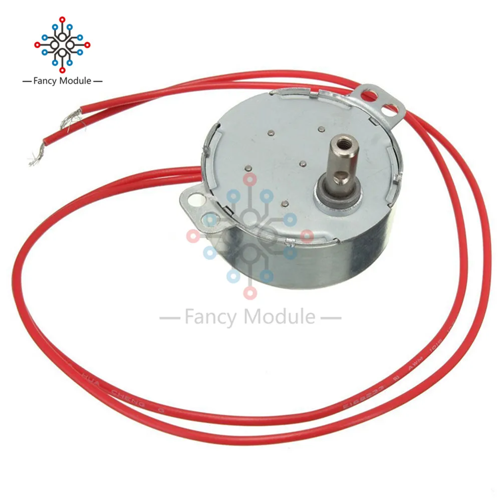 TYC-50 AC 12V//220V CW//CCW 4W 50//60Hz Synchronous Motor 5RPM//6RPM For Microwave