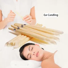 10pcs Ear Candles Natural Beeswax Ohrenkerzen Hopi Ear Candle Cleaner Earwax Ear Wax Removal Horn Indiana Candling Fragrance