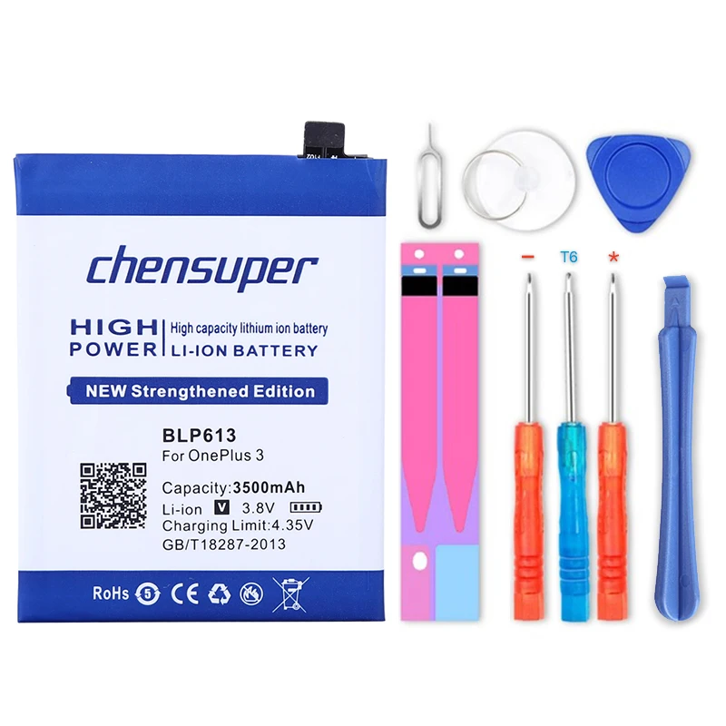NEW chensuper 3500mAh BLP613 Battery for OnePlus 3 One Plus | Мобильные телефоны и аксессуары
