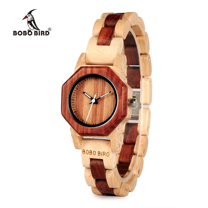 BOBO BIRD 27mm font b Women b font font b Watch b font Wood Wristwatches with