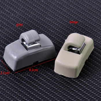 

DWCX 1Pc Car Sun Visor Hook Clip Bracket Hanger 3B0857561B 3B0857561BY20 Fit for VW Golf Jetta Passat B5 B6 Polo EOS Seat Touran