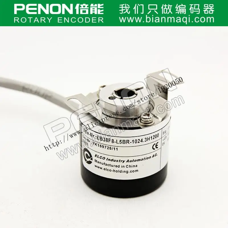 

EB38F8-L5BR-1024.3H1200 Elco ELCO 1024 line hollow shaft encoder pulse