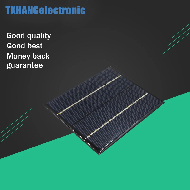 

Portable 2W 18V 13.6X11X0.3cm 300MA Solar Cell Polycrystalline Solar Panel Battery Charger