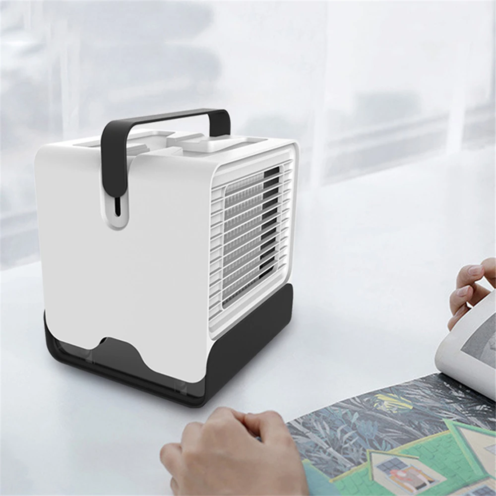 Портативный Настольный вентилятор мини Кондиционер анион охлаждения Cooler устройство вентилятора USB питание для офиса ноутбук, лэптоп