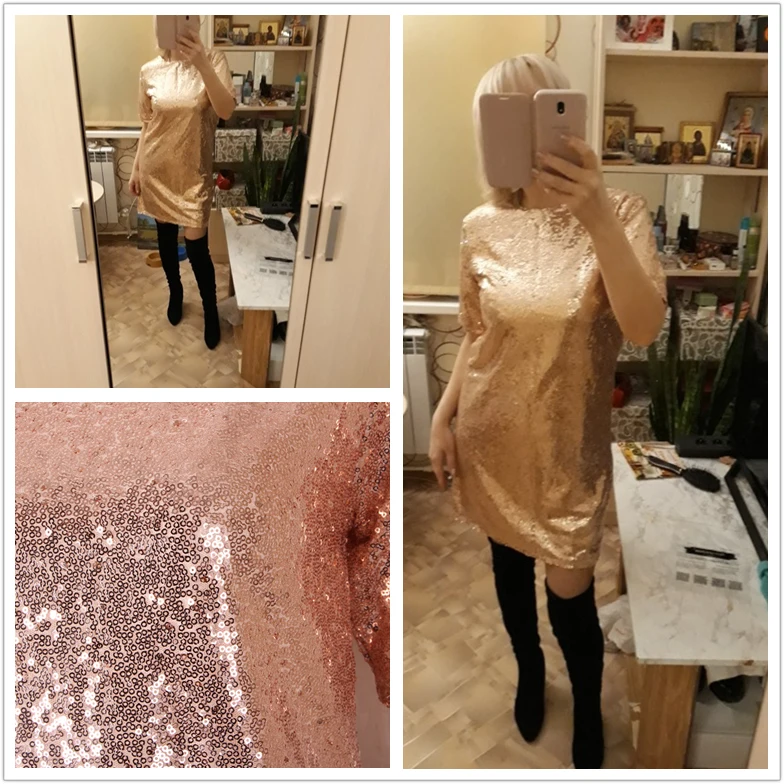 sequin dress