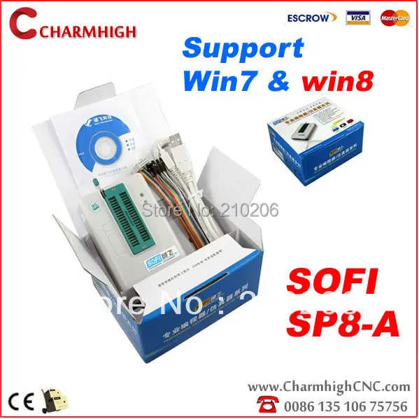 Free Shipping Sofi SP8 A support win7 win8 high speed usb programmer 93 24 25 BR90