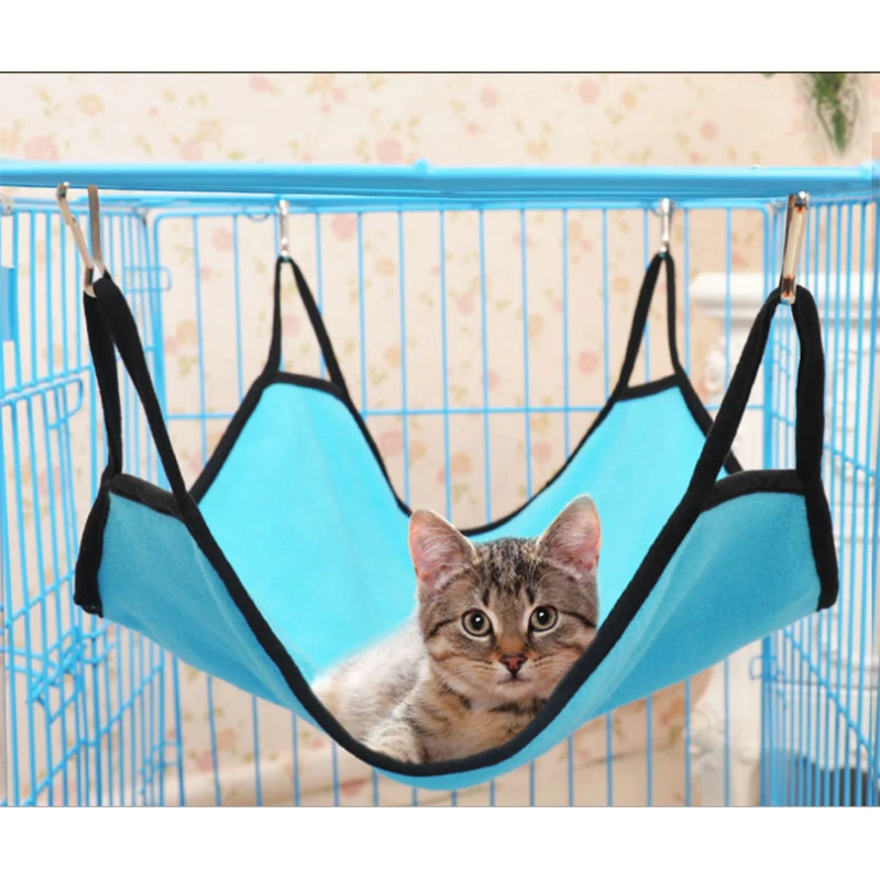 

Simzert Pet Bed Classic Solid Color Fleece Summer Cat Nest Kennel Cat Blanket Dog Blanket The Cat Hammock Hanging Cat's Nest.75z