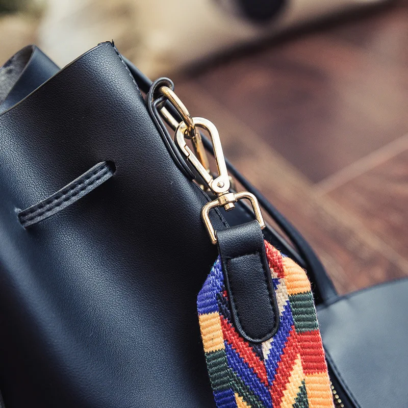 sling bag with colourful strap