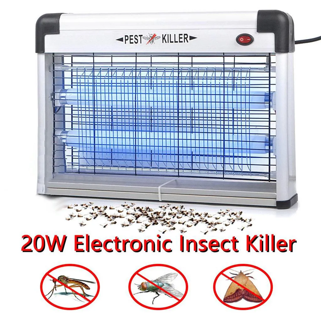Электронный Крытый Открытый насекомых Комаров муха убийца ошибка УФ лампа Zapper контроль Ночной светильник освещение