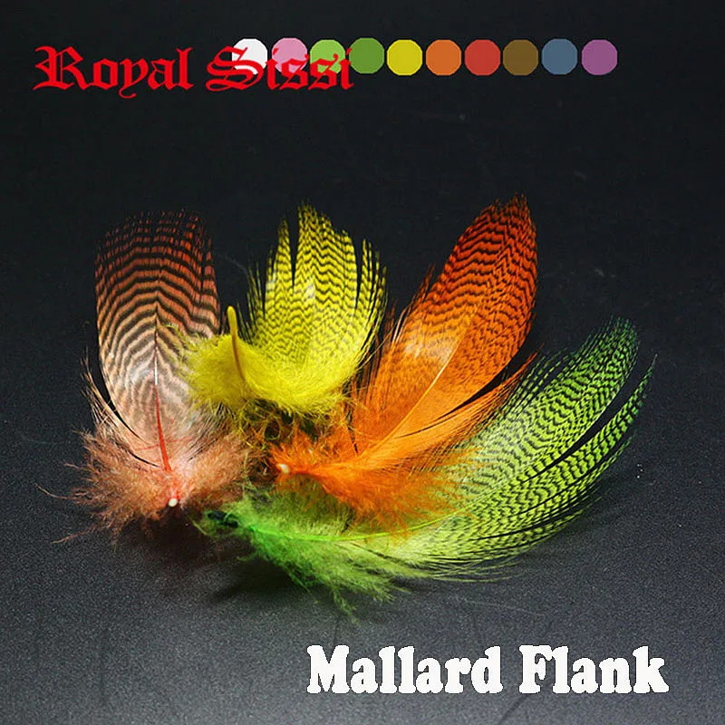 Buy 5 colors spots and pitting CDC feather mallard
