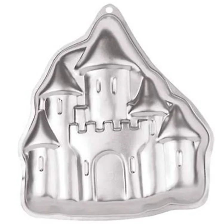 Ancient Castle House Metal Cake Mold Cake Pan3