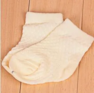 Белые одноцветные мягкие носки из тонкого хлопка с сетчатым узором для мальчиков школьников - Цвет: Цвет: желтый