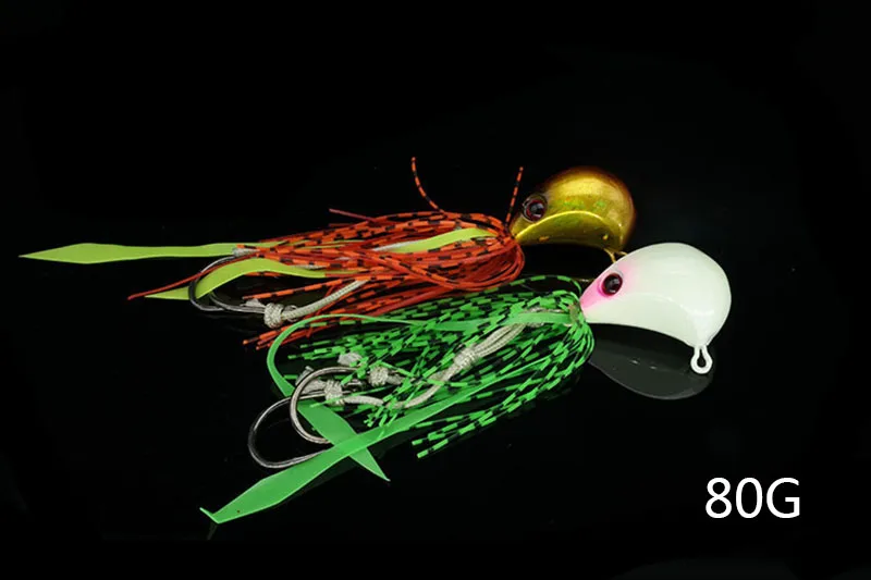 

Deep sea fishing bait Nanyou sub Octopus squid bait beard guy 80G lures iron sink water sub bait