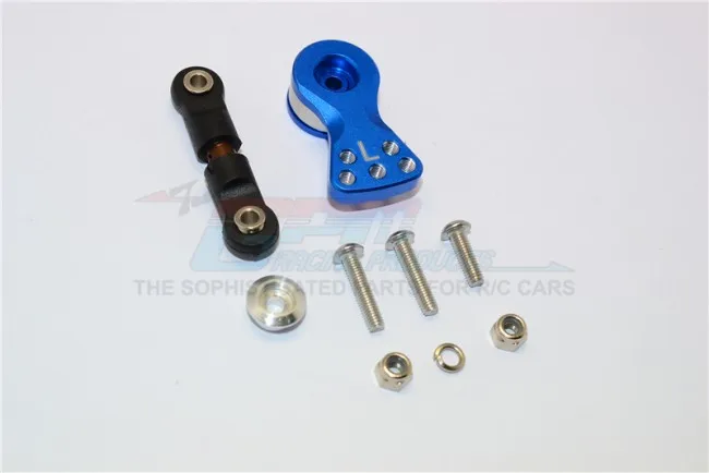 

SPRING STEEL ANTI-THREAD TIE ROD WITH ALUMINUM SERVO HORN 25T For ARRMA TYPHON , TALION , KRATON , SENTON