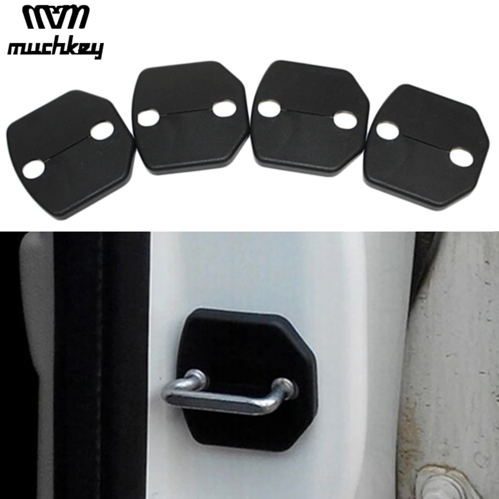4pcs Car Door Lock Decoration Cover For Ford Focus 2 2005 2013 Fiesta