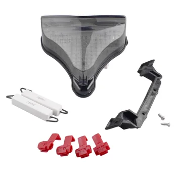 

E-Mark Motor Integrated LED Rear Tail Brake Light Turn Signal Stop Lamp Taillight For YAMAHA YZF R1 1000 2009 2010 2011 Custom