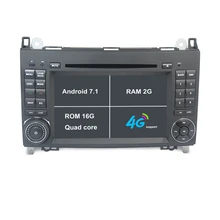 2G RAM Android 7.1 car dvd player for Mercedes Benz Class B200 W169 W245 W639 Viano Vito Sprinter Car GPS DVD Navigation Stereo