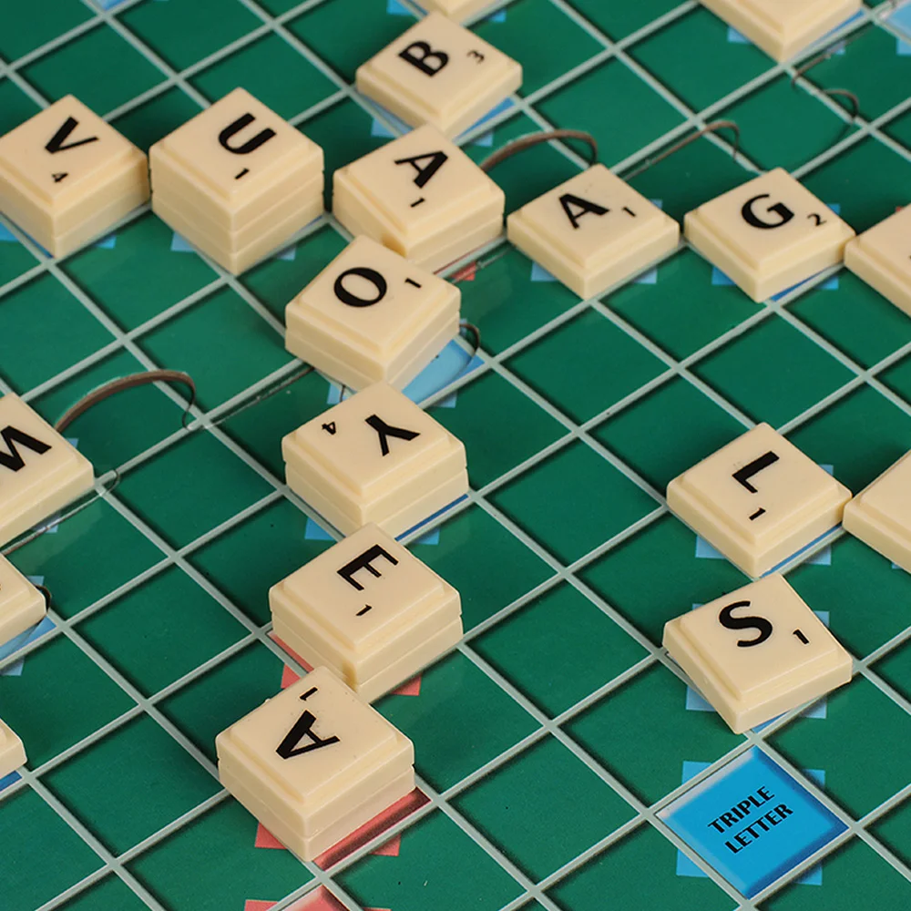 Английская французская версия головоломки доска орфография Scrabble Настольная игра Кроссворд орфографическая игра для детские головоломки доска настольная Игра пазл