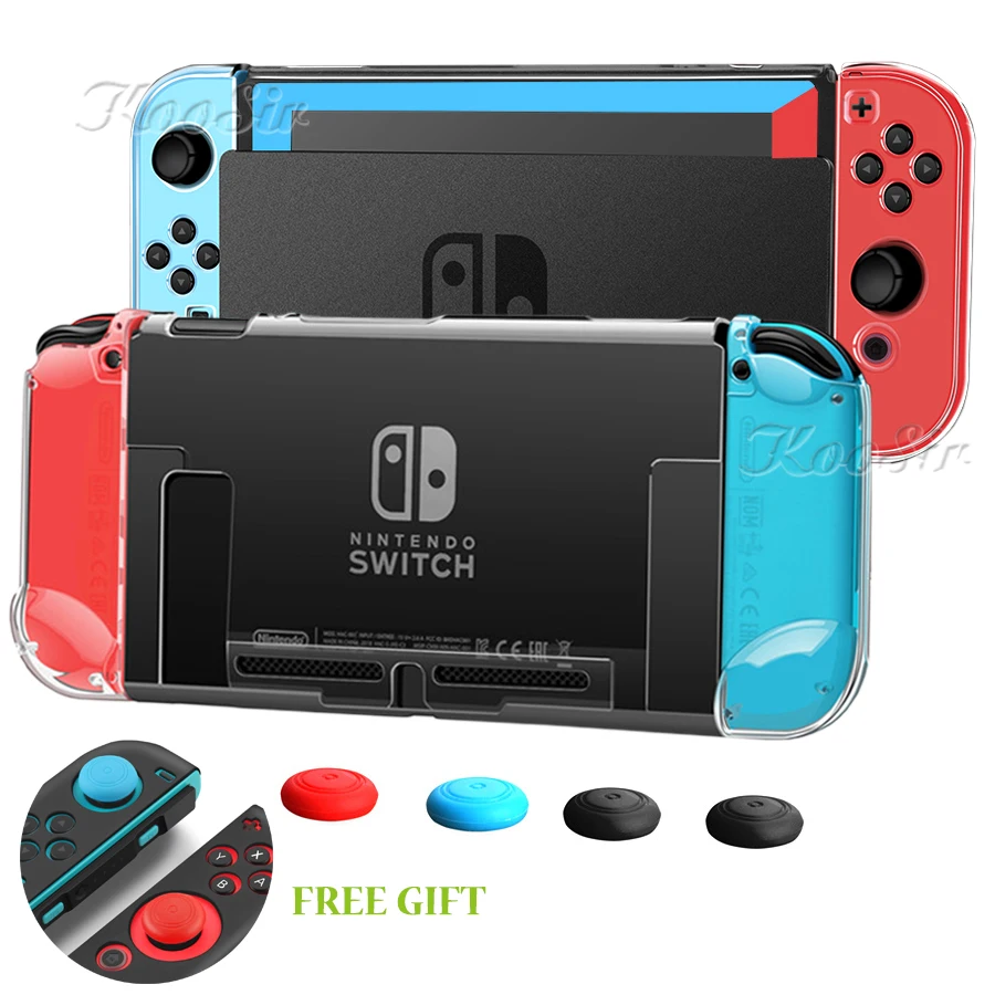 

2019 New Crystal Hard PC Shell Skin for Nintendos Nintend Switch Carrying Case Bag Hand Grips Holder for Nintendoswitch Console