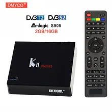 Mecool Кии Pro Android 5.1 TV Box 2 ГБ + 16 ГБ DVB-S2 DVB-T2 предварительно установленных Amlogic S905 Quad -Core Bluetooth Smart Media Player