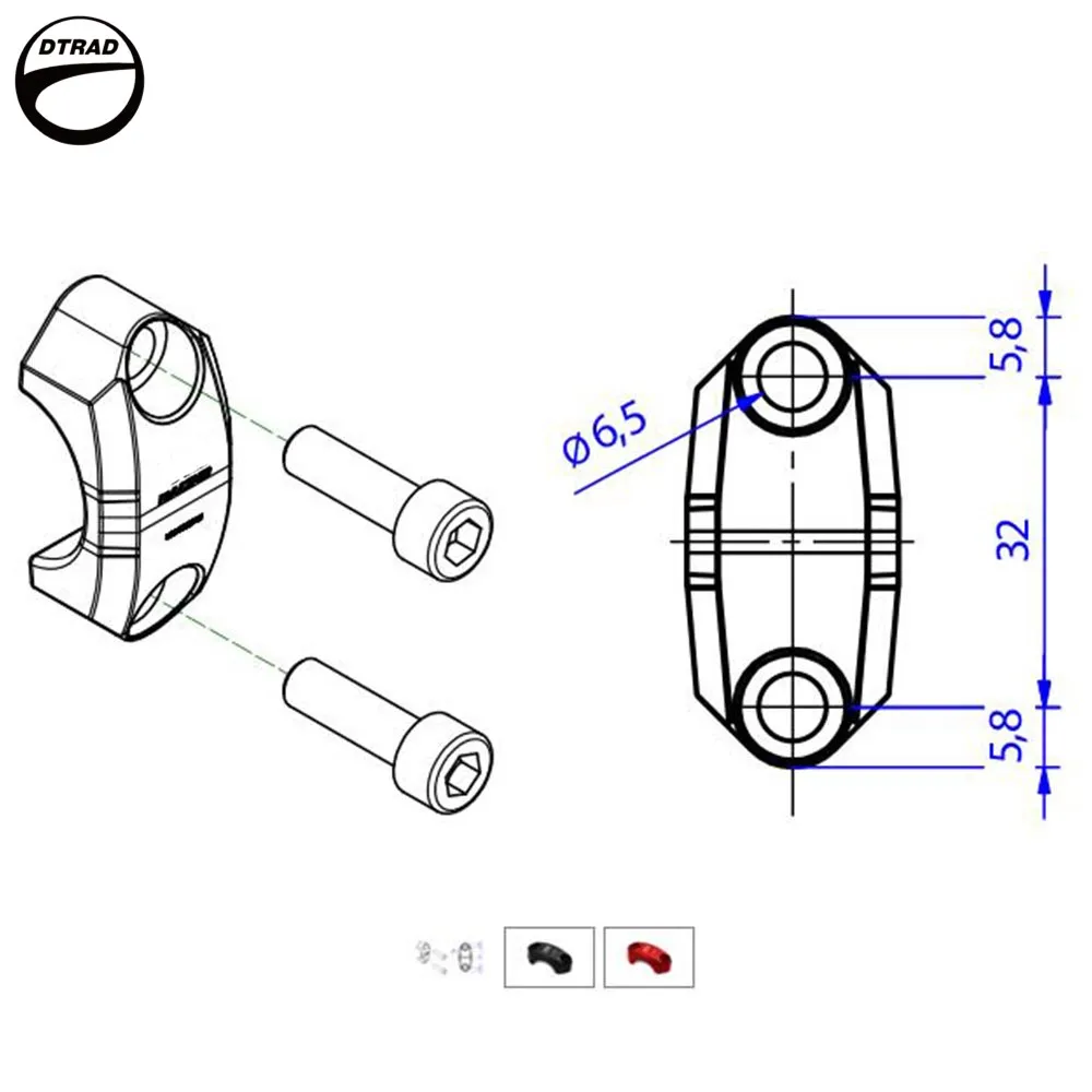 DTRAD CNC гоночный Универсальный мотоциклетный RCS зажим главного цилиндра для GSXR1000