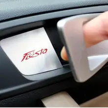 Jameo авто Интерьер внутренняя дверная чаша декоративная крышка защита двери накладка наклейка для Ford Fiesta 2009- аксессуары