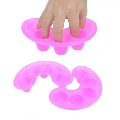 

Nail Art Manicure Bowl Finger Care Tip Nail Soaker Treatment Remover Tool Rubber Finger Protector Cap Cots Cover Protective