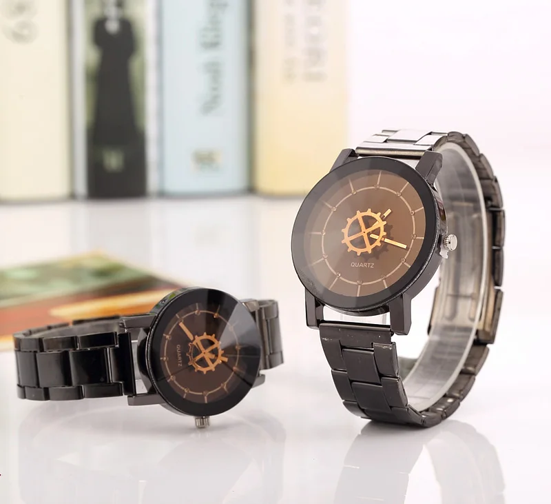 Gofuly новые роскошные часы модные часы из нержавеющей стали для мужчин кварцевые аналоговые наручные часы Orologio Uomo Лидер продаж