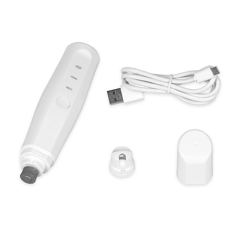

Electric Dog Nail Grinder 2 Speeds USB Rechargeable Pet Nail Trimmer SLC88