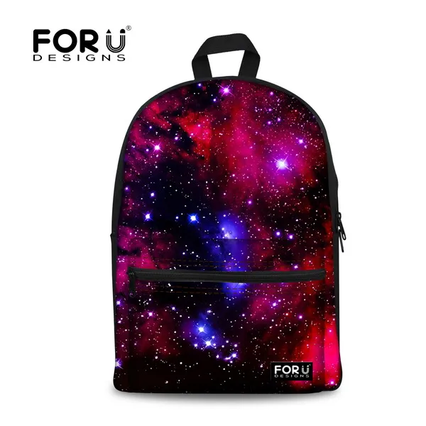 FORUDESIGNS/Galaxy Printing рюкзак для девочек-подростков, с принтами вселенной, космоса; парусиновые рюкзаки, Для женщин Рюкзак Детские ранцы - Цвет: C0162J