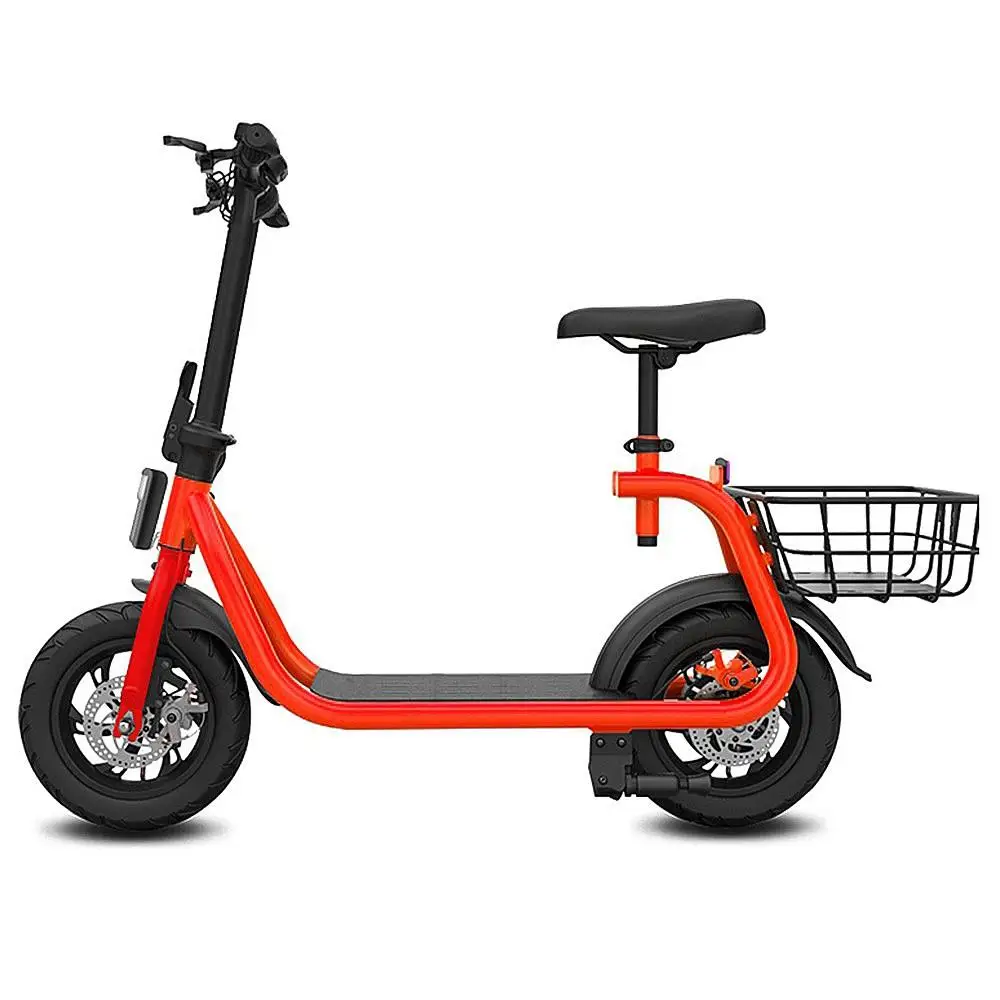 Excellent [Europe STOCK]Eswing M11 Folding Electric Scooter Double disc  Brake E Scooter 10AH 350W 25km/h 30KM 12 inch tire Free seat 24