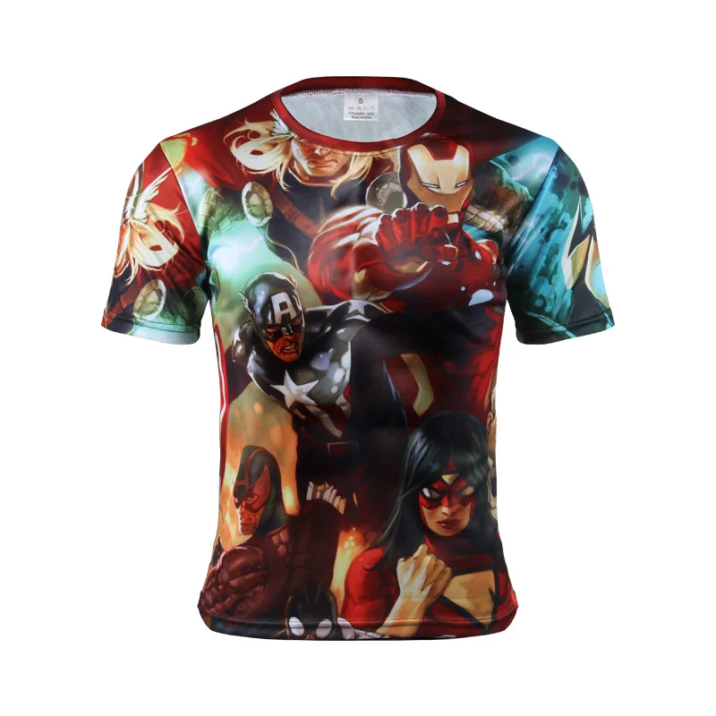 2016 New Arrival MIUK 3D Print Short Sleeve Novelt...