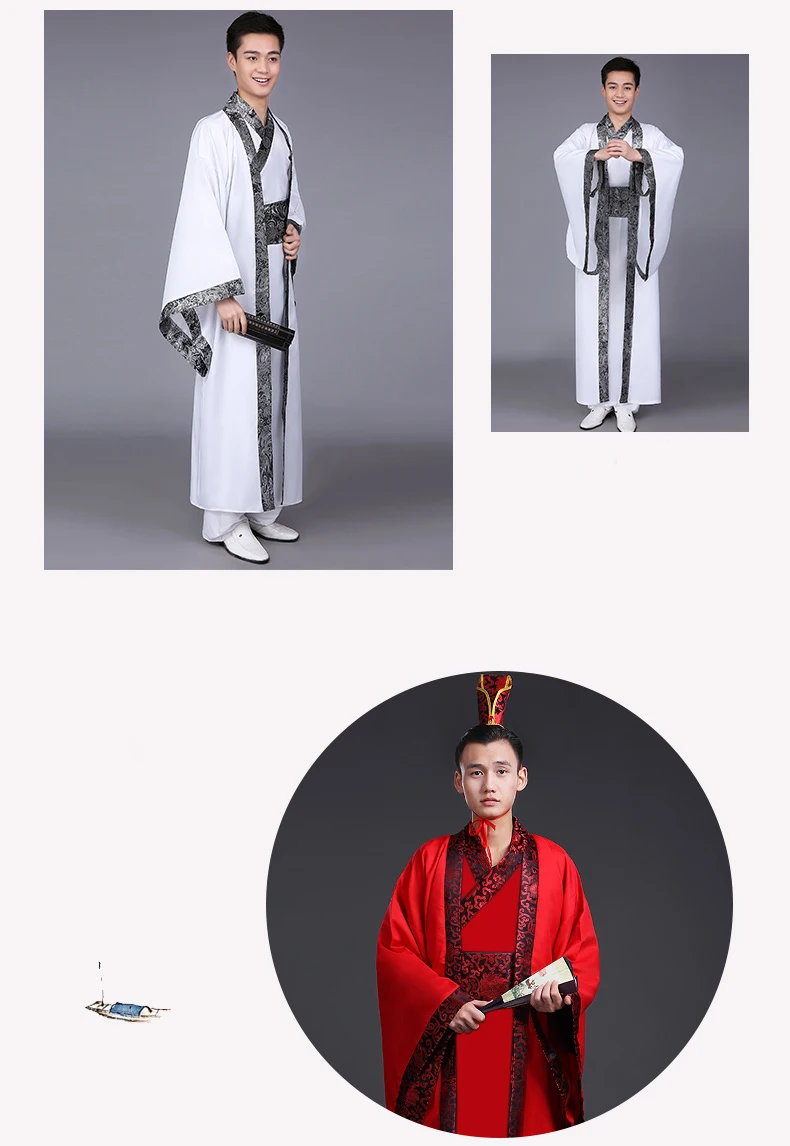 Tangsuit Dynasty Hanfu платье для мужчин традиционная китайская азиатская одежда Танцевальный Костюм праздничные наряды Национальный древний Косплей