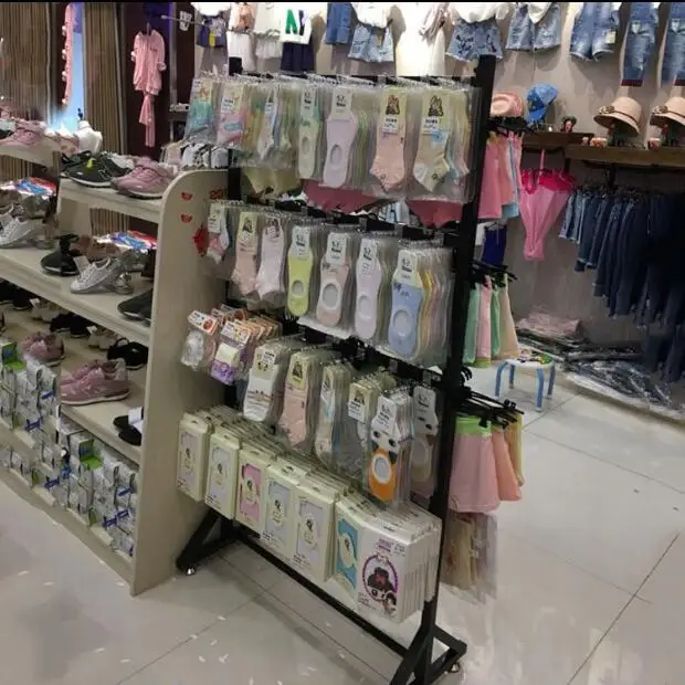 

Iron socks shelf display rack landing multifunctional underwear accessories rack
