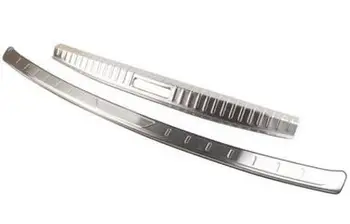 

2pcs Accessories Stainless Steel Inner + Outer Rear Bumper Protector Plate Cover Trim for Peugeot 3008 GT 2016 2017 2018