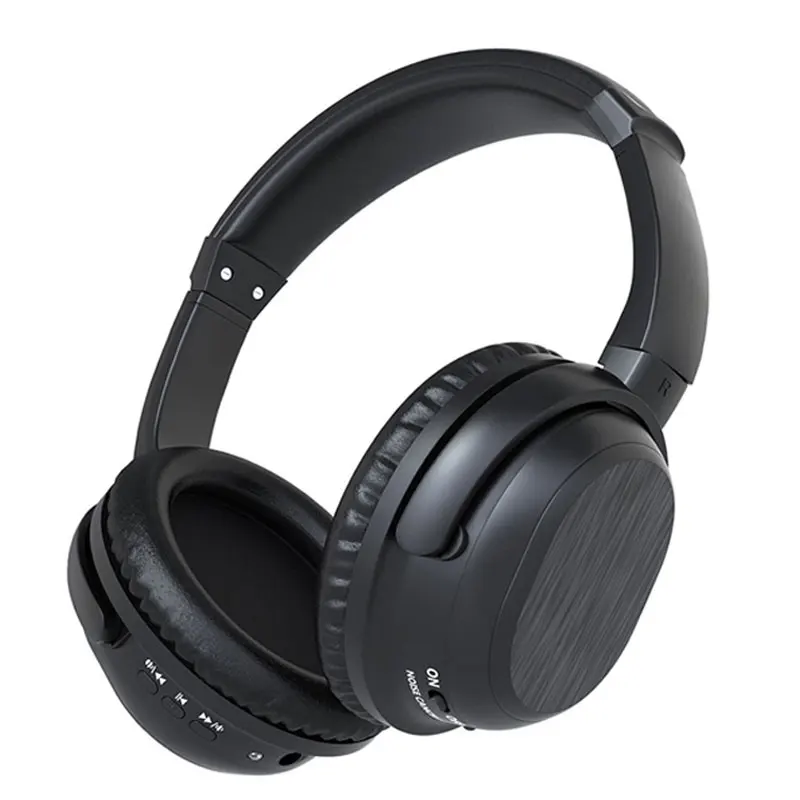 

Active Noise Cancelling Bluetooth Headphone HD Mic Wired/Wireless Handset Bloototh Stereo ANC Over Ear Headset for PC xiaomei TV