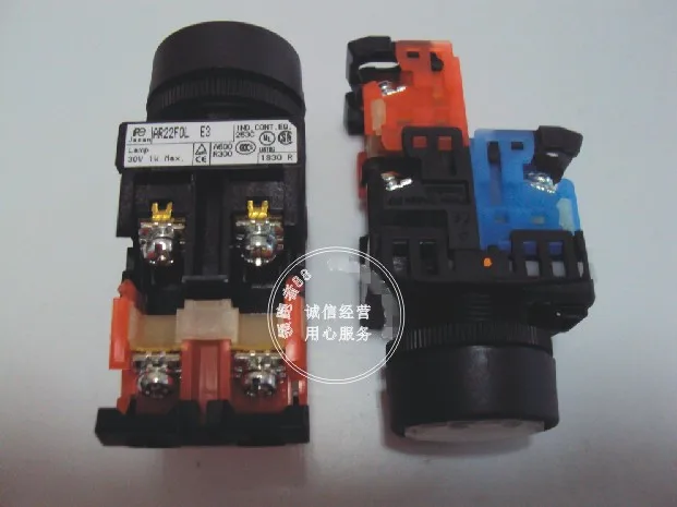 

Original new 100% flat light button switch AR22FOL-10E3W AR22F0L-10E3W AR22FOL AR22F0L