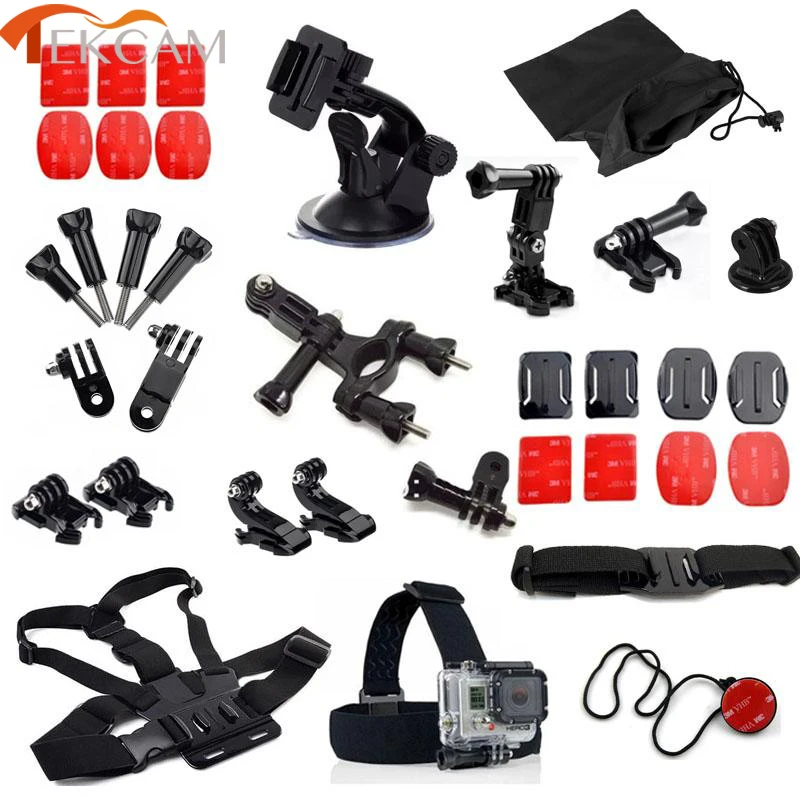 Prix pour Tekcam pour gopro session accessoires pour gopro session hero 5 session hero 4 session avec vélo mont casque sangle de voiture montage Prix pour Tekcam pour gopro session accessoires pour gopro session hero 5 session hero 4 session avec vélo mont casque sangle de voiture montage