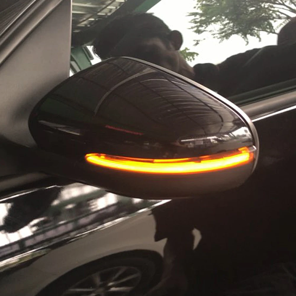 

Dynamic LED Turn Signal for VW Golf MK6 GTI 6 R20 MKVI R line 2009 2010 2011 2012 side mirror light flasher