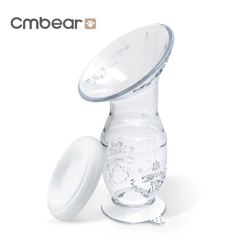 

Cmbear Silicone Breastfeeding Manual Nursing Strong Suction Reliever Breast Pumps Feeding Milk Bottle Sucking Breast Pump