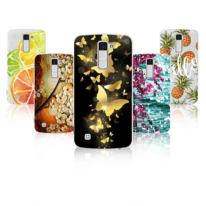 Soft Phone Case For LG K8 LTE Case Printing Silicone Cover