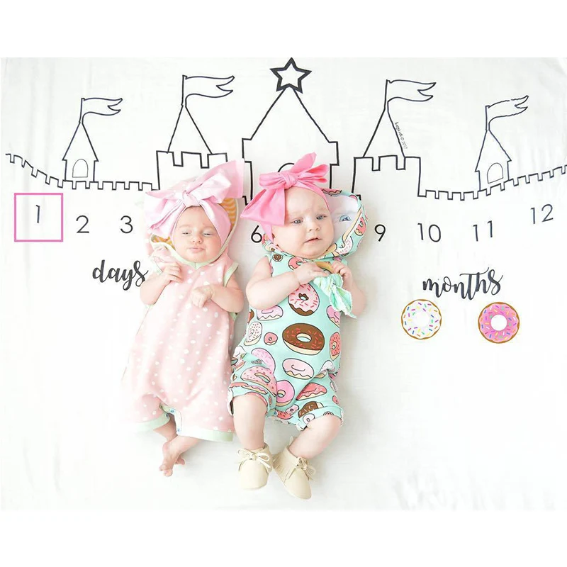 

5 Style Photography Props Baby Blanket Background Rug Baby Blankets Babies Photo Props photography Fabrics For Toddle Boy Girl