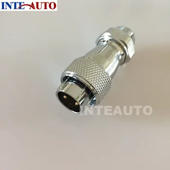 

connector, WF16 series aviation watertight 2 pins plug ,IP67 connector, with metal clamping nut,china factory sell