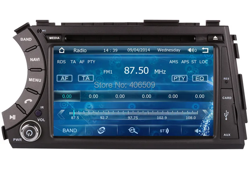 Top Head Unit Car DVD Player for Ssangyong Kyron Actyon Korando w/ GPS Navigation Radio Bluetooth USB SD AUX Video Stereo Navigator 3