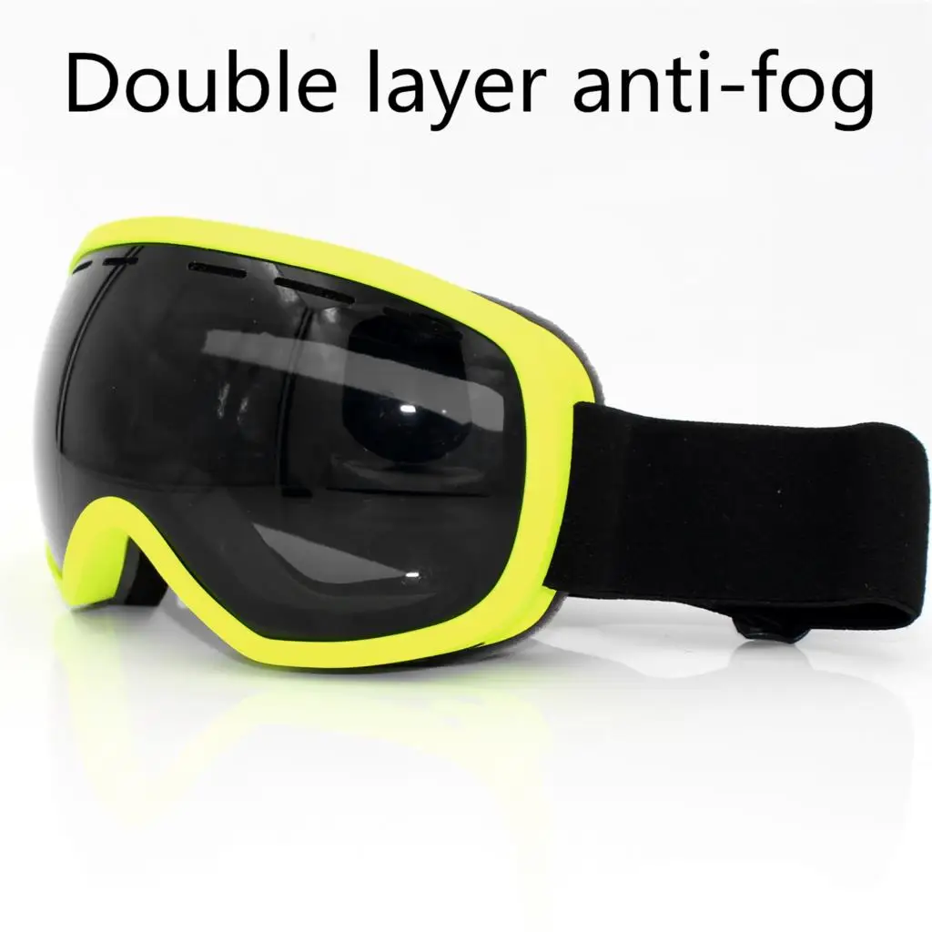 Poc бренд Fovea Clear Comp лыжные очки двухслойные Анти-туман Лыжная маска очки солнцезащитные очки для катания на лыжах для мужчин и женщин Снег Сноуборд - Цвет: HX100 8