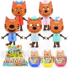 Игрушечные фигурки, 3 маленьких котята, 5 шт./компл.(China)